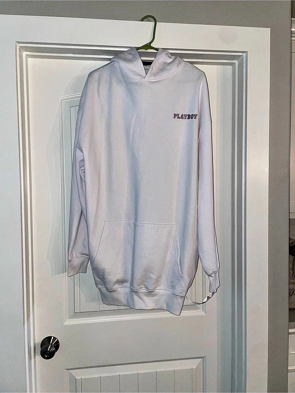 Playboy November 2013 Magazine Cover Graphic Hoodie White (oversized) NWT